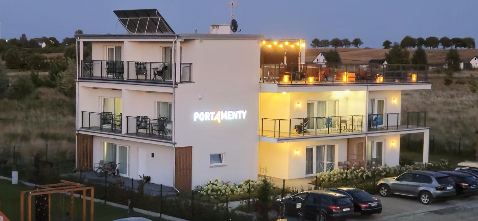 Portamenty Apartman Chłopy Kültér fotó