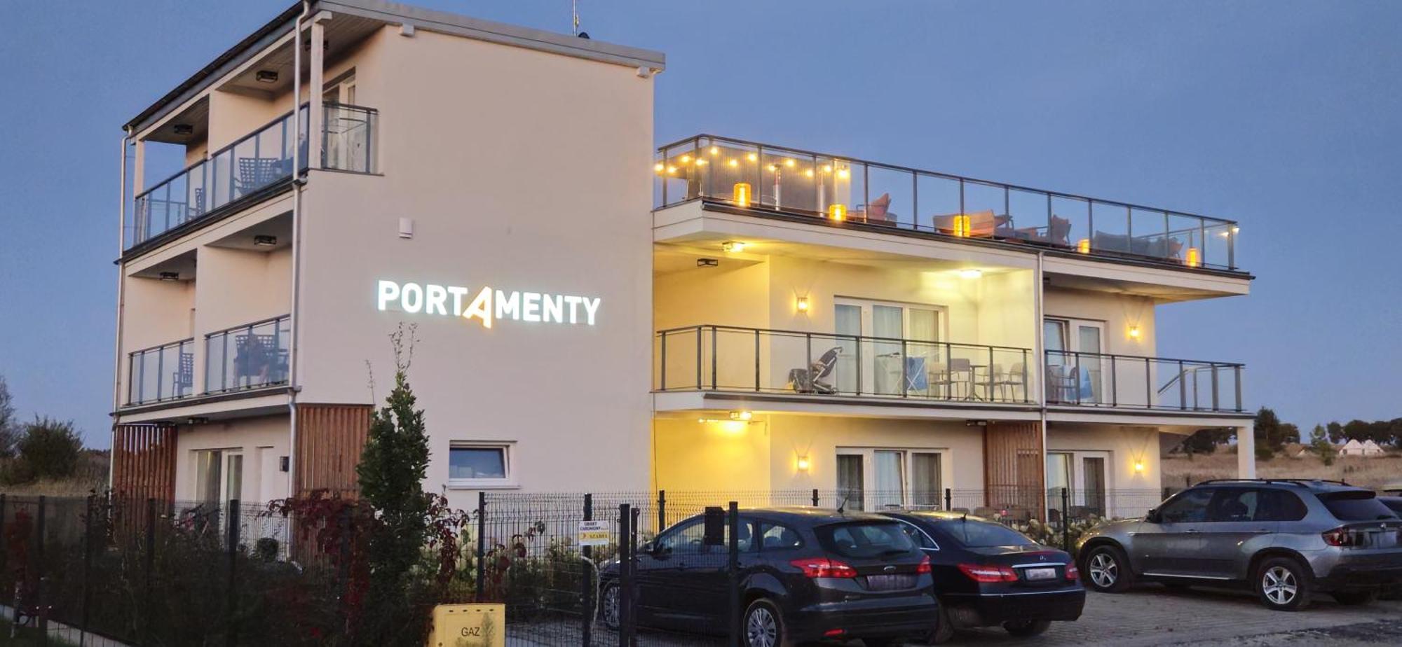 Portamenty Apartman Chłopy Kültér fotó